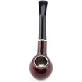 thumbnail image 4 of Pipa de tabaco de resina, cómoda pipa de tabaco para fumar de resina desmontable, pipa de puros de alta calidad, no contiene objetos nocivos, fácil de limpiar y transportar (rojo), 4 of 5