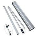 thumbnail image 2 of Retractable Banner Stand ，24" W x 44 - 60" H, Aluminum Standard Retractable Roll Up Banner Stand for trade show store any event (Stand ONLY), 2 of 9