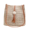 thumbnail image 4 of WEUVEB 1Ensemble Sac Seau pour Femmes en Paille Tissée pour l'Été Mode Marron, 4 of 8