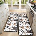 thumbnail image 4 of Kitchen Rugs Sets Of 2,French Bulldog Footprint Anti Fatigue Kitchen Mat Rugs Non Slip Washable,Decorative Kitchen Floor Mats for Kitchen,Sink,Laundry,17"x47"+17"x47", 4 of 5