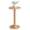 Wood, variant on Gianna Brown Round Accent Side Table, Small Sofa Side Table Plant Stand for Living Room Bedroom Entryway