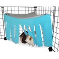 thumbnail image 3 of Escondite esquinero de forro polar para cobayas, hurones, chinchillas, erizos, conejos enanos y otras mascotas pequeñas - Accesorios y juguetes, 3 of 6