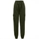 thumbnail image 4 of WILLBEST Pantalones Casuales para Mujer - Pantalones de Bolsillo con Cintura Elástica a Cuadros Sólidos de Moda para Comodidad y Estilo Diario - Ropa de Mujer para Salidas Informales Y Grande, 4 of 6