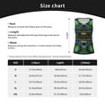 thumbnail image 5 of Daiia Peacock Feathers Printed Womens Workout Tops for Women Quick-dry Tank Tops Mesh Yoga Shirts Athletic Running Tank Tops Sleeveless Gym Clothes-, 5 of 7