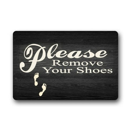 Winhome Please Remove Your Shoes Doormat Floor Mats Rugs Outdoors