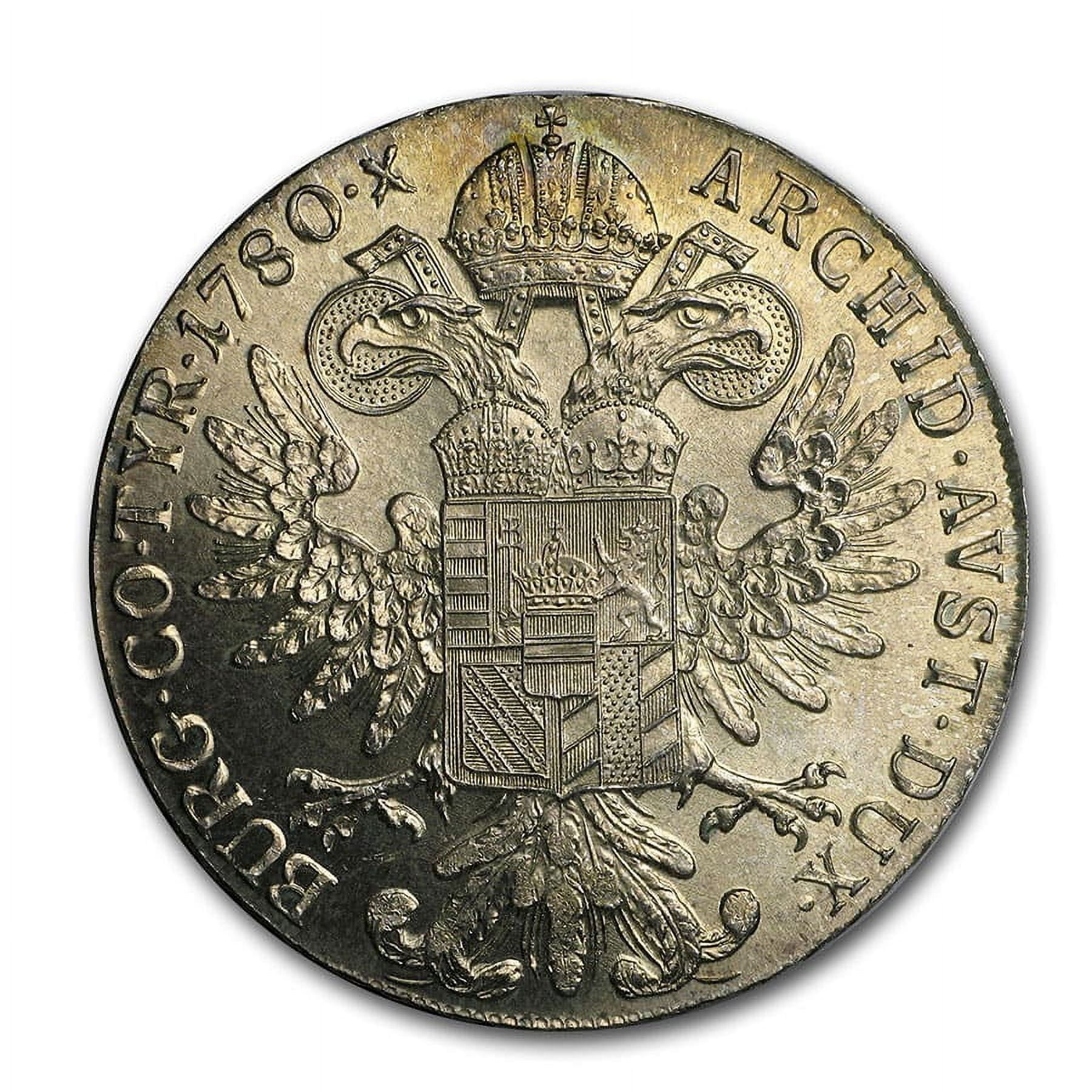 1780 Austria Maria Theresa Silver Thaler AU/BU - Walmart.com