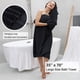 thumbnail image 4 of Juego de Toallas de Baño Oliven 4 Piezas 90x180 cm Negro Microfibra 600 GSM, 4 of 7