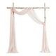 thumbnail image 1 of Toystoory Tela elegante para drapeado de de boda para una atmósfera romántica, cortinas de de boda de amplia aplicación Kits de decoración para fiestas Rosa de la cáscara, 1 of 6