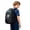 Black-L, variant on Astronaut Print Backpack Lightweight Bookbag with Multiple Pockets
