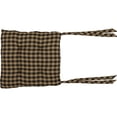 thumbnail image 5 of VHC Brands, Black Star, Cotton, 15x15, Chair Pad, Black, 5 of 5