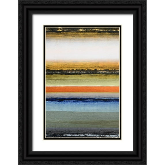 Holsinger, Joel 23x32 Black Ornate Wood Framed with Double Matting Museum Art Print Titled - Near Shore C