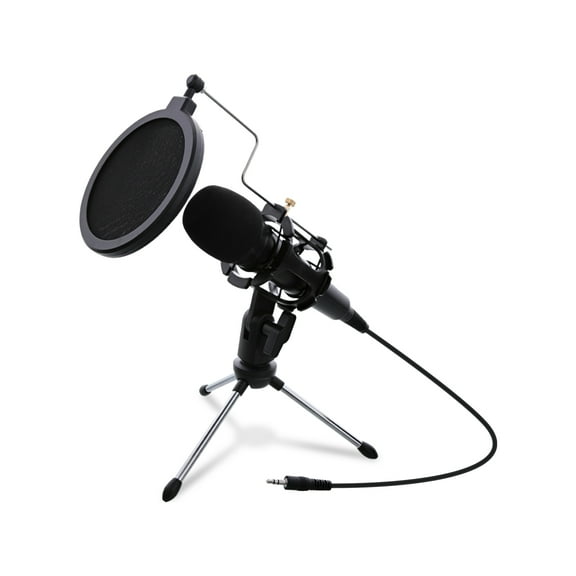 Monster Desktop Microphone 7-Piece Kit, Plug and Play, For Live Streaming/Social Media
