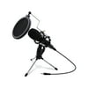 Monster LED Desktop Microphone 7-Piece Kit, Plug and Play, For Live Streaming/Social Media