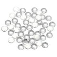 thumbnail image 1 of Lot de 100 Perles Plates à Coudre avec Strass, 10mm Cristal Rondes, Transparent, 1 of 6