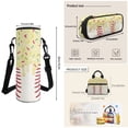 thumbnail image 7 of Uorisanigo Yellow Baseball Drip School Backpack 4-Piece Travel Set, Large Capacity Bookbag with Picnic Lunch Box, Water Bottle Sling Bag and Pencil Case, Adjustable Straps for Comfortable Fit, 7 of 7