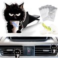 thumbnail image 1 of Ambientador para auto Lynzetqy con clip para ventilación en forma de gato y 4 fragancias, 1 of 8