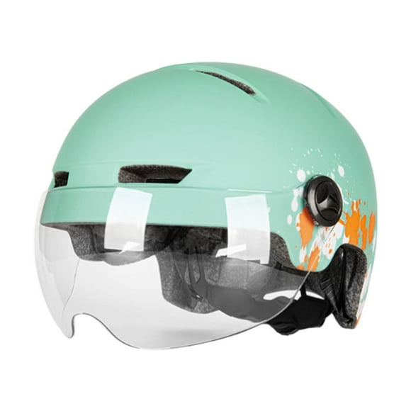 Casco de bicicleta eléctrica Zulema casco de ciclismo ajustable para adultos Verde
