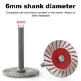 thumbnail image 6 of 1.57" Diamond Saw Blades Set, Precision Stone Cutting Made Easy, 40mm Multi-Functional Professional Mini Diamond Cutting Blade Set, for Granite, Marble, Sandstone, for Grinder(Silver), 6 of 9