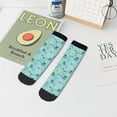 thumbnail image 7 of Pofeuu Hawaiian Style Print 30cm Socks, Adult Running Hiking Socks for Youth and Adult, 7 of 7