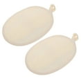 thumbnail image 1 of Bath Sponge 2 Pcs Bath Loofah Exfoliating Scrubber Pads Handheld Shower Loofah Scrubber for Skin Cleaning (White) Cleaning Tool, 1 of 5