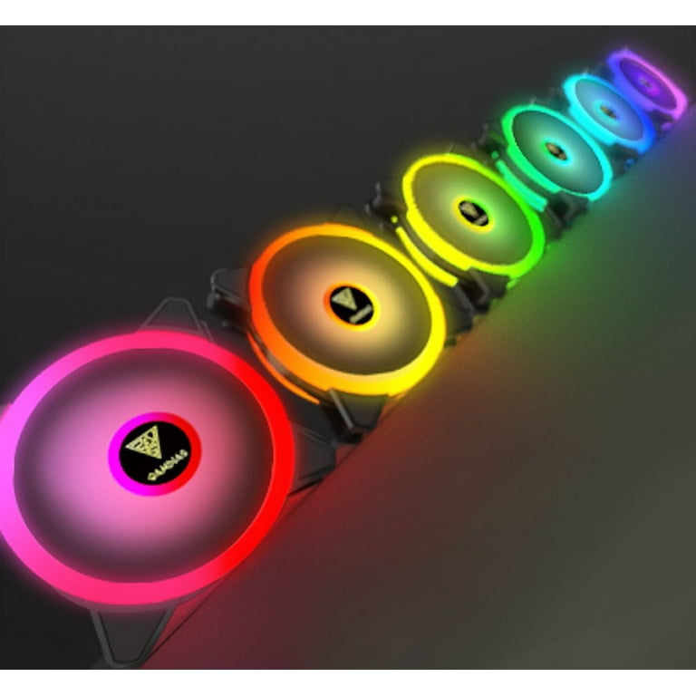 GAMDIAS AEOLUS M2-1204R 120MM RGB 4 in 1 PC Fan Pack with