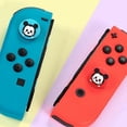thumbnail image 2 of 4pcs cute thumb grip covers for Nintendo Switch/Lite/OLED, Joy-Stick button covers, ergonomic cap for NS controllers Joy-Cons (Blue), 2 of 3