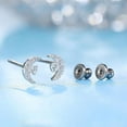 thumbnail image 3 of Limerencia F136 Pure Titanium Hypoallergenic Implant Grade Studs, G23 Titanium Cubic Zirconia Earrings for Women and Men Sensitive Ears, 3 of 6