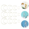 thumbnail image 2 of 12pcs Dream Catcher Hoops Wreath Iron Rings Macrame Crafts Hoops Wreath DIY Supplies, 2 of 5