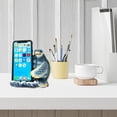 thumbnail image 6 of Handcrafted Sea Turtle Cell Phone Stand for Desk - Nautical Coastal Decor, Sturdy Resin Phone Stand, Beachy Marine Style - Symbol of Wisdom, Protection & Longevity, Universal Phone Compatibility, 6 of 7