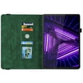 thumbnail image 4 of Allytech Lenovo Tab M10 Plus Case Model TB-X606F, Slim Fit PU Leather Butterfly Embossed Shockproof Drop Protection Kickstand TPU Case Cover for Lenovo Tab M10 Plus TB-X606F, Green, 4 of 6