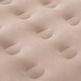 InstaBed EZ Queen Tan Air Mattress Airbed & Frame with Never Flat AC