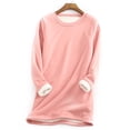 thumbnail image 1 of IKemiter Chandail Doux et Confortable pour Femme pour Mère, Chaud en Molleton, Manches Longues, Col Rond, Haut, Approvisionnement d'Hiver, 1 of 7