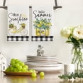 thumbnail image 2 of SM-XLHN Hello Sunshine Bike Lemons Summer Kitchen Towels Dish Towels, 18x26 Inch Farmhouse Summer Decoration Hand Towels Set of 2, 2 of 6