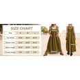 thumbnail image 7 of PUWEI Women's Loose Overall Dress Adjustable Straps Casual Barrel Midi Dress Bib Romper with Pockets, 7 of 7