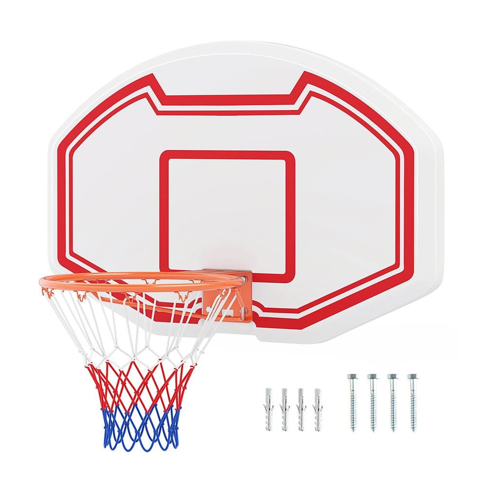 Choco Moon Large Wall Mounted Basketball Hoop with Shatter-Proof Backboard, Indoor Outdoor Fitness Equipment