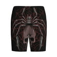 thumbnail image 4 of Naloa Spider with Skull Men's Short Pajama Pants, Lounge Comfort Shorts with Elasticized Waistband and Side Pockets - 4X-Large, 4 of 9