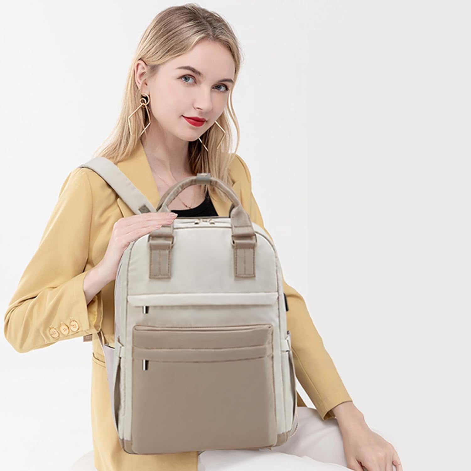 Large Travel Backpack For Women Men,Carry On Backpack,Hiking Backpack Waterproof Outdoor Sports Rucksack Casual Daypack Travel Essentials