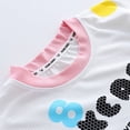 thumbnail image 2 of Boys' New Summer Cartoon Number Short Sleeve Set Fashion Letter T-shirt Shorts Casual Fashion Two Piece Set, 2 of 5