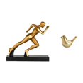 thumbnail image 1 of Estatua del corredor,Estatua de corredor,escultura de arte abstracto,figura,Figura de pájaro,Figura de pájaro dorado,decoración para el hogar,estatua de animal,Estatuas decorativas de, 1 of 8