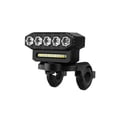 thumbnail image 2 of Faro de moto | Luz de ciclo recargable USB | 900 lúmenes de luz alta/baja, impermeable, batería de 4000mAh, bocina incorporada, 6 modos de iluminación, negro, 2 of 6