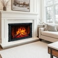 thumbnail image 5 of 3D Fireplace Wall Sticker, Self-Adhesive Realistic Flame Decal for Indoor Wall, 20.4x14.5", Waterproof & Durable, for Living Room Closet, Christmas/Thanksgiving Day Party Decor, 5 of 5
