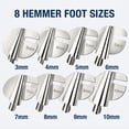 thumbnail image 3 of 8Pcs Hem Presser Foot Set, Wide Rolled Hemmer Pressure Foot, Sewing Machine Hemming Feet Accessories for Hand and Household Sewing Machines, 3 of 6