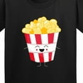 thumbnail image 4 of Inktastic Cute Kawaii Popcorn Youth T-Shirt, 4 of 5