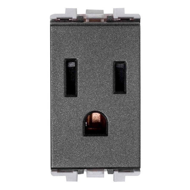 Contacto 1 Modulo Estevez Omega 2.5X4X4 Cm Gris Grafito