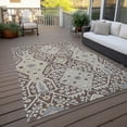 thumbnail image 6 of Addison Rugs Chantille Indoor/Outdoor Transitional Diamonds Chocolate Washable Rectangle Rug, 9' x 12', 6 of 6