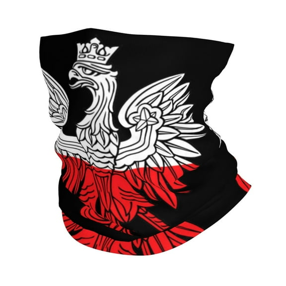 Neck Gaiter Face Mask Men Women Polish Flag White Eagle Seamless Bandana Face Cover Scarf Mask Balaclava Headband