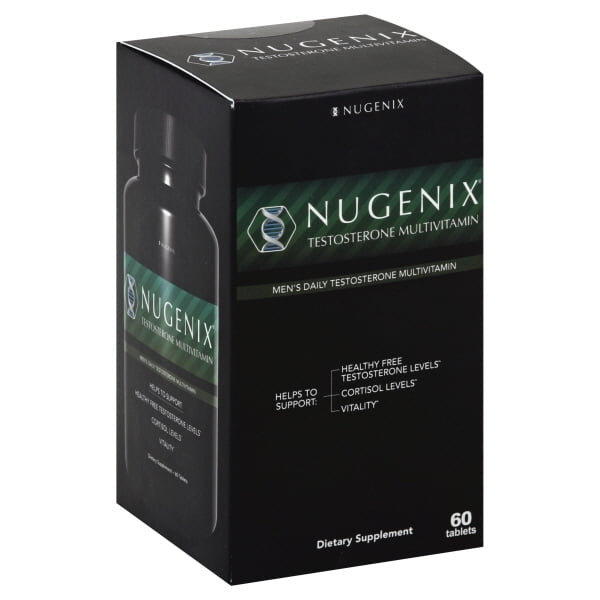 Nugenix Men S Daily Testosterone Multivitamin 19 Vitamins And Minerals 60 Count Walmart Com