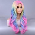 thumbnail image 3 of Rainbow Wig European & American Cosplay Wig Party Ghost Festival Wig, 3 of 5