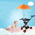 thumbnail image 3 of Parasol pour Bébé, Parasol Universel pour Bébé de 14 Po, Parapluie Universel Réglable à 360 Degrés avec Protection UV, Parasol de Soleil Portable pour Chariot, Fauteuil Roulant, Chaise de Plage, 3 of 7