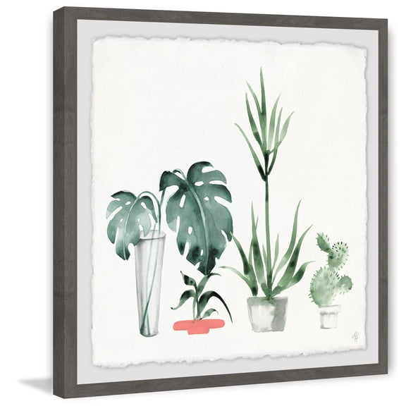 Little Botanical Garden Framed Painting Print